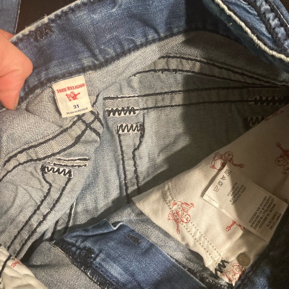 True Religion Ricky Ropestitch in “WAVE RUNNER” size 31x34 unaltered - Picture 5 of 9